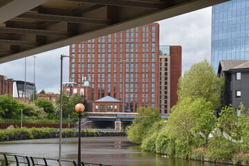 Fototapeta na wymiar Architecture in and around Manchester England. 