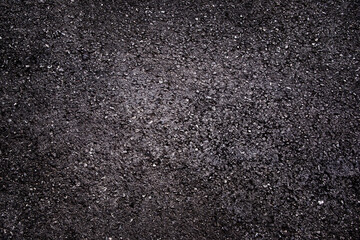 Asphalt road texture, black urban street background