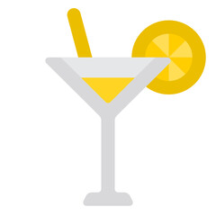 Cocktail flat icon