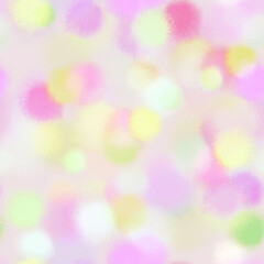 Round colored spots, interpenetrating, decorative background for wallpapers, textiles, cards. Seamless pattern.