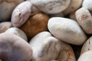 Stone pebbles texture background