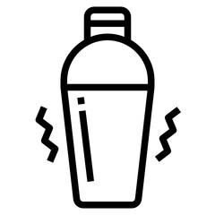 Shaker line icon