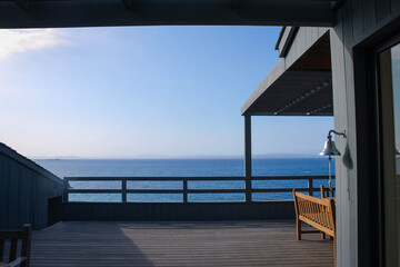 Balcony view of the sea
