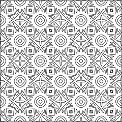  vector pattern with triangular elements. Geometric ornament for wallpapers and backgrounds. Black and white pattern. 