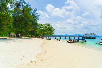 Plage de Beras Basah Langkawi Malaisie