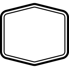 blank frame line icon