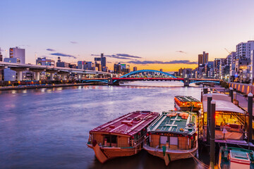 東京ウォーターフロント　夕景