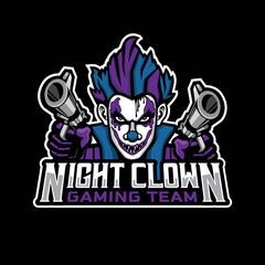 Bad Clown E Sport Gaming Logo Design