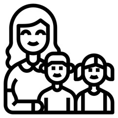 Family line icon
