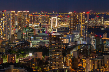 東京都市風景　夜景