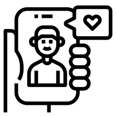 Message line icon