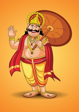 mahabali or mavli, Kerala old king. he is coming for every year onam celebration.