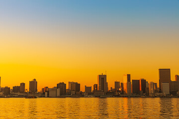 Obraz premium 東京ベイエリア 夕景