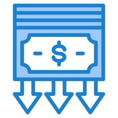 money blue style icon