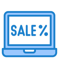 sale blue style icon