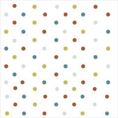 seamless pattern with dots vector illustration