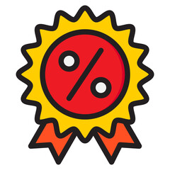 discount color line style icon