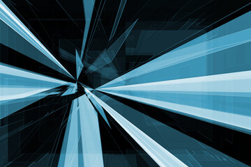 Illustration of hyper speed traveling,star trails glowing light beam,warp speed light and  time travel tunnel.Abstract futuristic motion background.