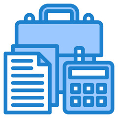 business blue style icon