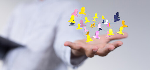 internet net and data digital concept