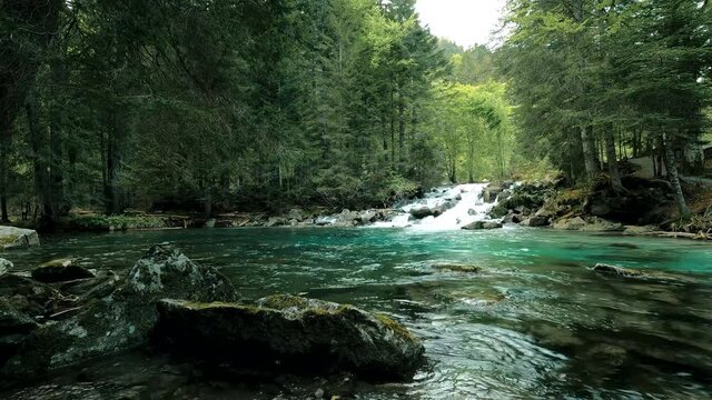 Panorama of Lake Amola Dolomites