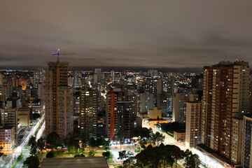 city at night Curitiba, PR Brasil
