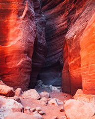 Slot Canyon In American Southwest