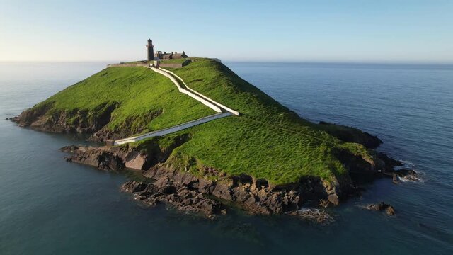 Ballycotton Lighthouse in county Cork is one of only two black lighthouses in Ireland