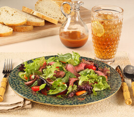 Salad images for the food industry.