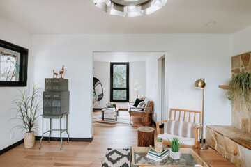 Beautiful Living Room in Home