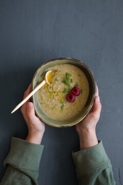 Delicious vegan soup