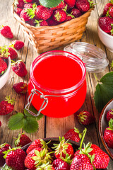 Strawberry jelly jam