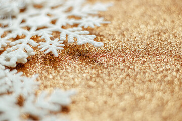 Christmas decoration background. Copy space