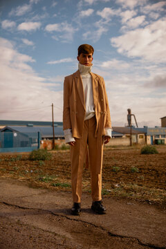 Suited up young man 