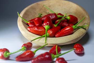 small chili on a pestle