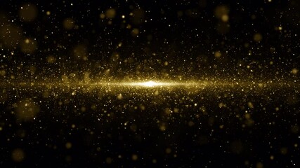 Particles gold event awards trailer titles cinematic concert openers end credit background loop