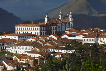 Fototapeta na wymiar Ouro Preto city, Minas Gerais province, Brazil