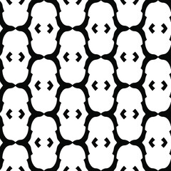 floral seamless pattern background.Geometric ornament for wallpapers and backgrounds. Black and white pattern. 