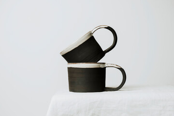 handmade ceramic coffee cup