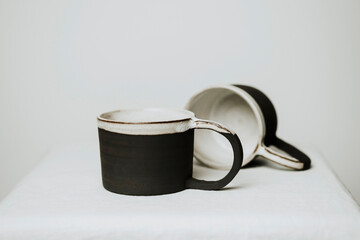 handmade ceramic coffee cup