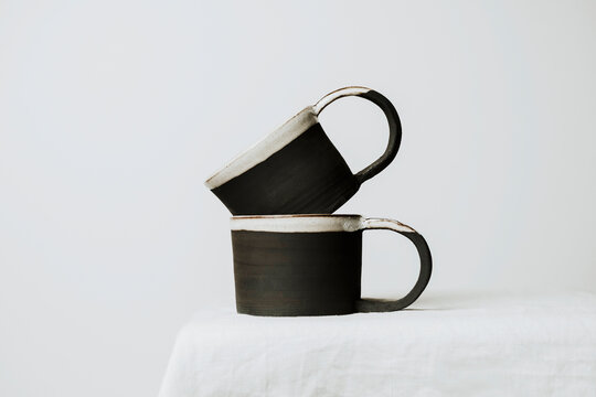 handmade ceramic coffee cup