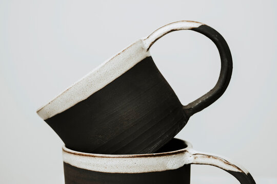 handmade ceramic coffee cup