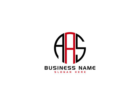 Letter AAS Logo Icon Vector Image Design For All Business