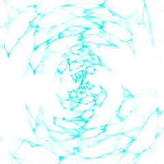 Fototapeta na wymiar Blue liquid flowing, fractal burst abstract textured background with colorful digital art, geometric pattern, graphic design illustration wallpaper