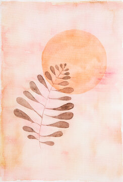 Nature Sunset Painting