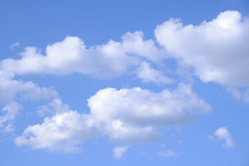Blue sky and clouds, abstract background