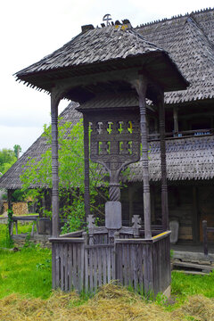 Wooden architectural in Maramures County, Romania, Europe