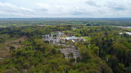 Fototapeta na wymiar Aerial view of countryside.