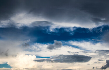 Obraz premium Storm clouds background, dramatic sky