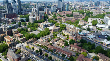 Fototapeta premium Aerial photo of South London.